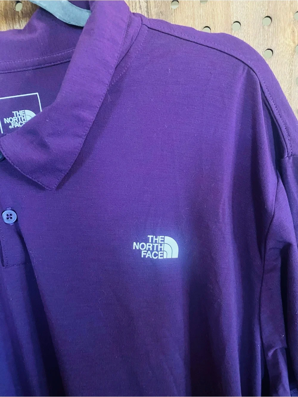 The North Face Men’s Deep Purple Short-Sleeve Polo Size XXL Pre- Owner